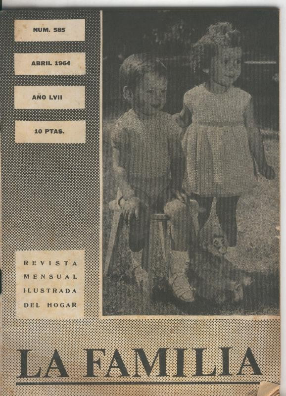 La Familia revista mensual ilustrada del hogar numero 585