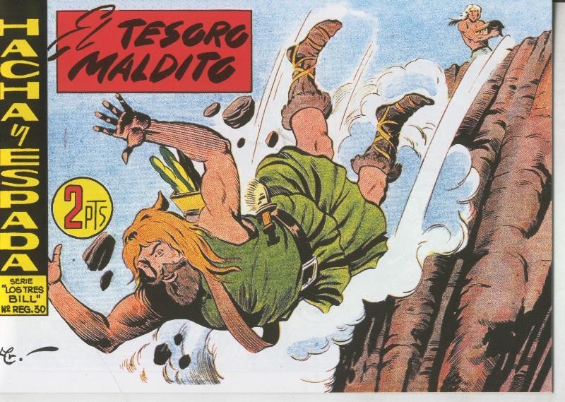Hacha y Espada facsimil numero 55: El tesoro maldito