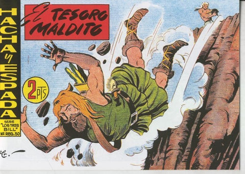 Hacha y Espada facsimil numero 55: El tesoro maldito