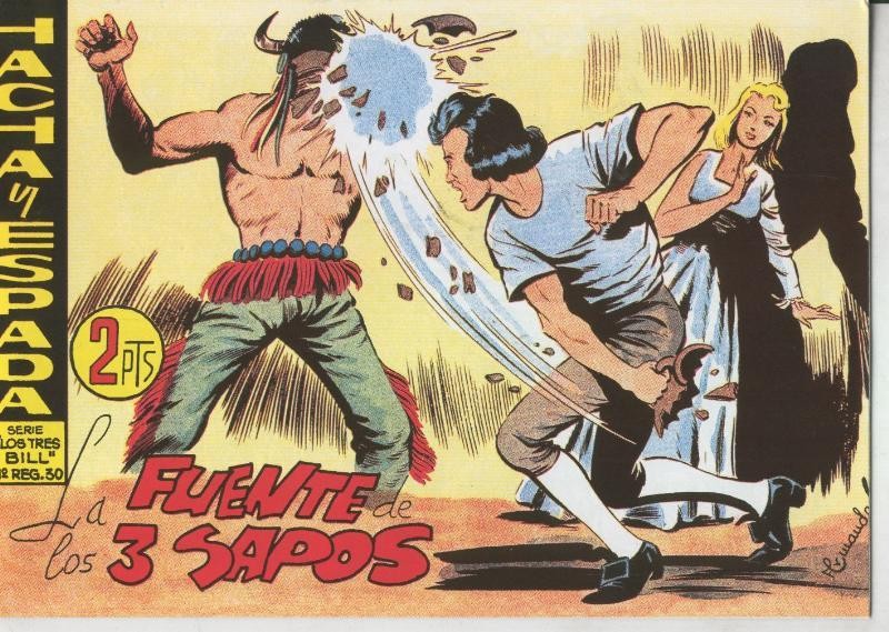 Hacha y Espada facsimil numero 48: La fuente de los 3 sapos
