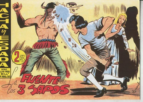 Hacha y Espada facsimil numero 48: La fuente de los 3 sapos