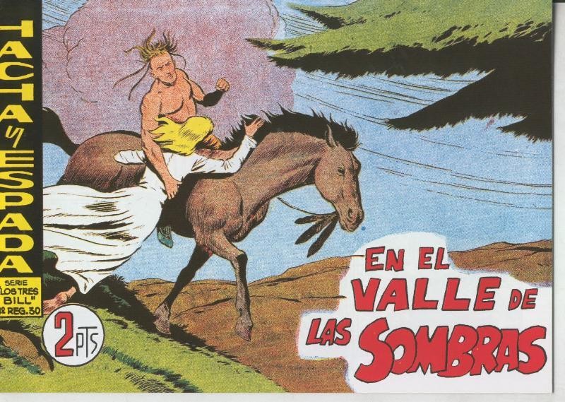 Hacha y Espada facsimil numero 46: En el valle de las sombras