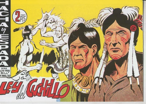 Hacha y Espada facsimil numero 44: La ley del cuchillo