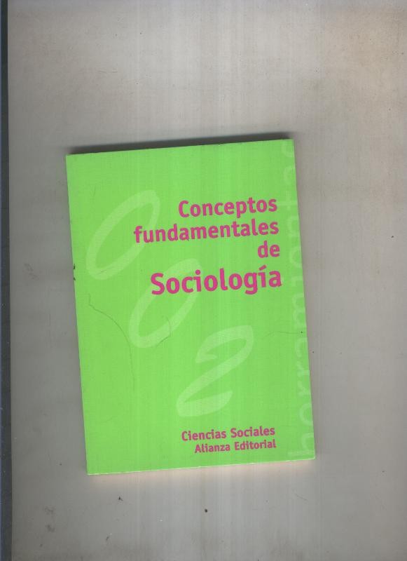 Conceptos fundamentales de Sociologia