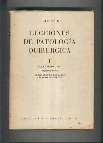 Lecciones de Patologia Quirurgica I:Generalidades segunda parte