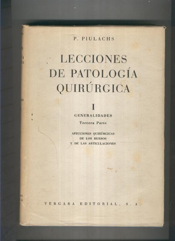 Lecciones de Patologia Quirurgica I:Generalidades tercera parte