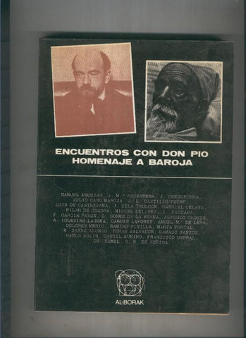 Encuentros con Don Pio Baroja