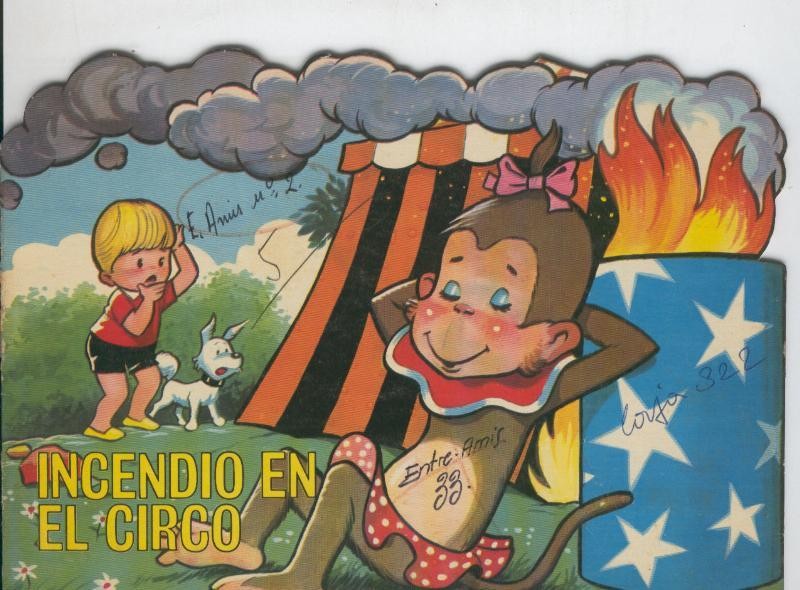 Cuentos troquelados Toray serie Cuentos del Circo numero 05: Incendio en el circo