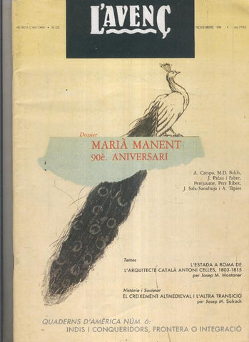 L'Avenç numero 120: Quaderens d'america numero 6: indis i conqueridors, frontera o integracio
