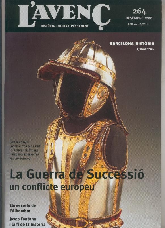 Revista L'Avenç numero 264: La guerra de successio i la casa d'austria