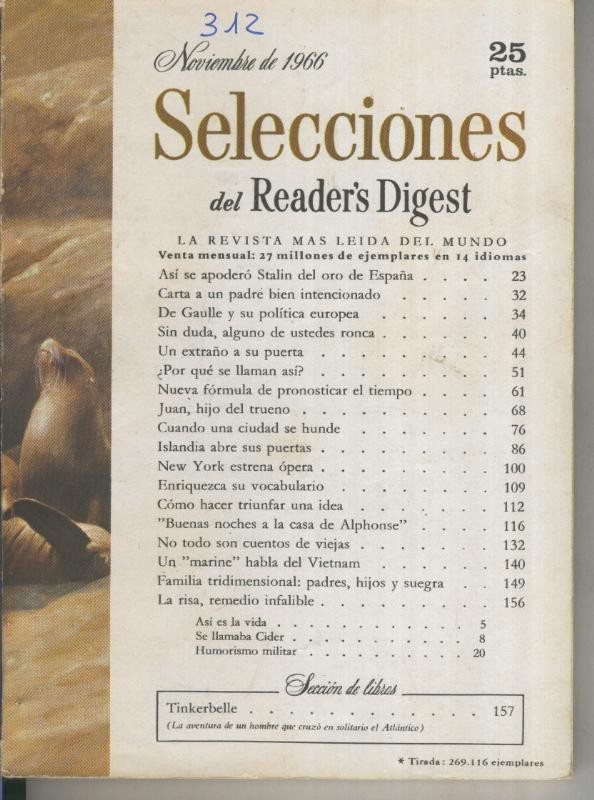 Selecciones del Readers Digest numero 312