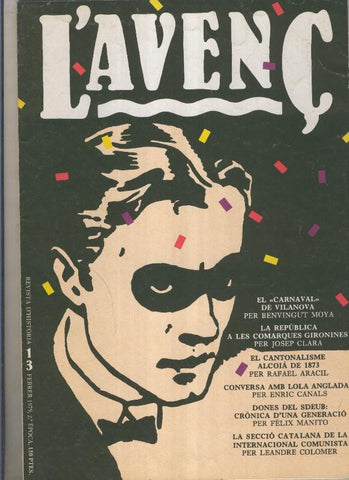 L'avenç numero 013: La CNT i la republica catalana