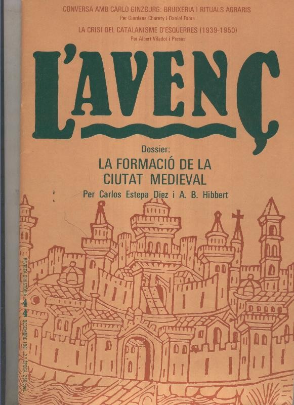 L'Avenç numero 044: Dossier: La formacio de la ciutat medieval