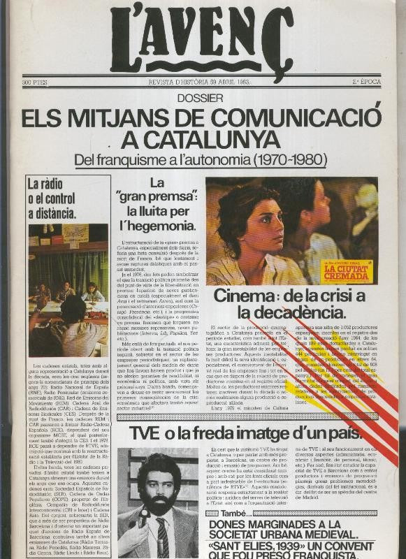 L'Avenç numero 059: Dossier: Els mitjans de comunicacion a Catalunya