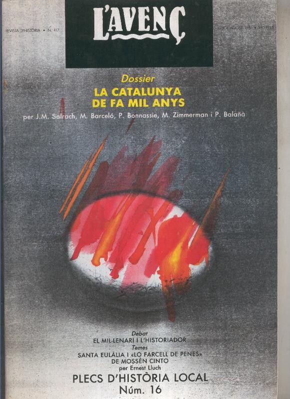L'Avenç numero 117: La invasio araba musulman i catalunya