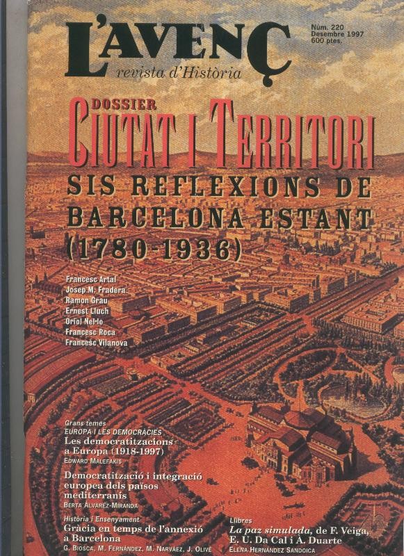 Revista L'Avenç numero 220: Ciutat territori