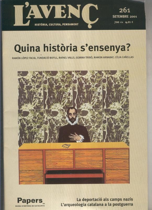 Revista L'Avenç numero 261: Quina historia s'ensenya