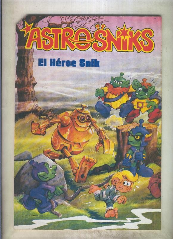 Astrosniks numero 1: El heroe Snik (numerado 2 en trasera)