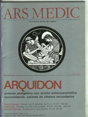 Ars Medic la primera revista del medico numero 54