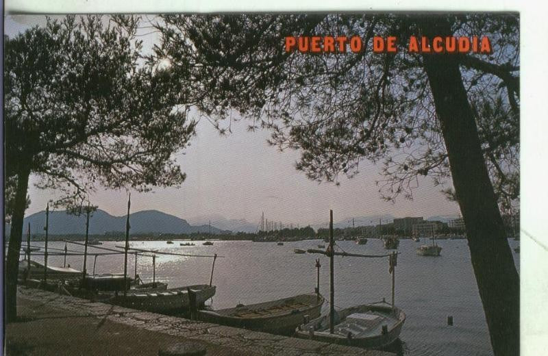 Postal 001448: Vista del Puerto de Alcudia en Mallorca