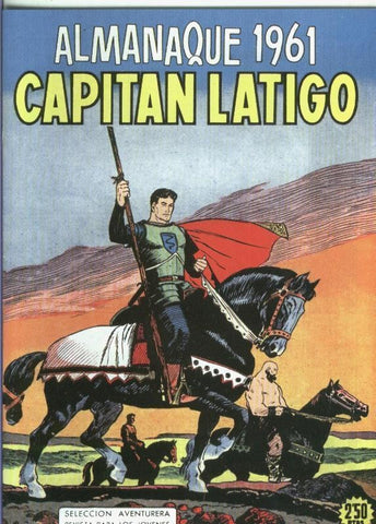 Almanaque Facsimil: Capitan Latigo para 1961