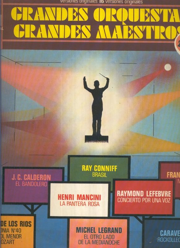 Disco LP- Grandes orquestas grandes maestros 