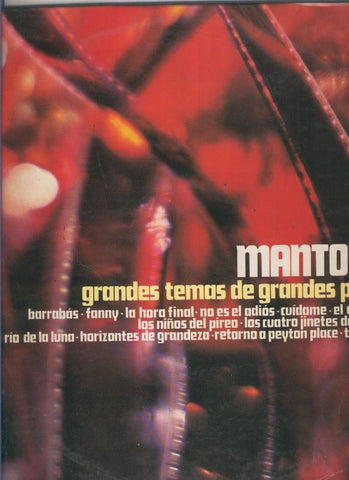 Disco Lp- Mantovan grandes temas de grandes peliculas 