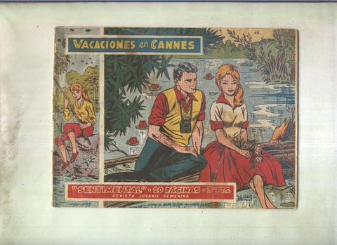 Sentimental revista juvenil femenina numero extra 13: Vacaciones en Cannes