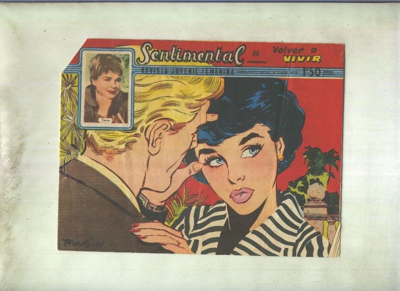 Sentimental revista juvenil femenina numero 086: Volver a vivir