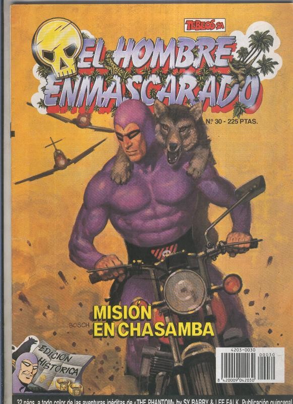 El Hombre Enmascarado numero 30 (numerado 2 en trasera)