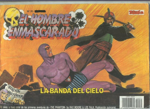 El Hombre Enmascarado numero 35 (numerado 2 en trasera)