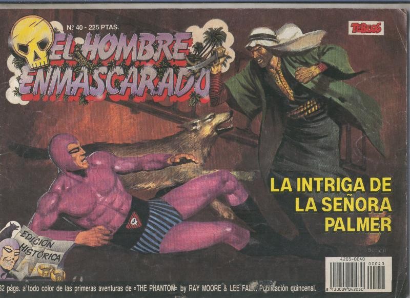 El Hombre Enmascarado numero 40 (numerado 2 en trasera)