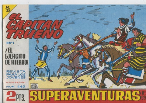 El Capitan trueno facsimil numero 440: El ejercito de hierro