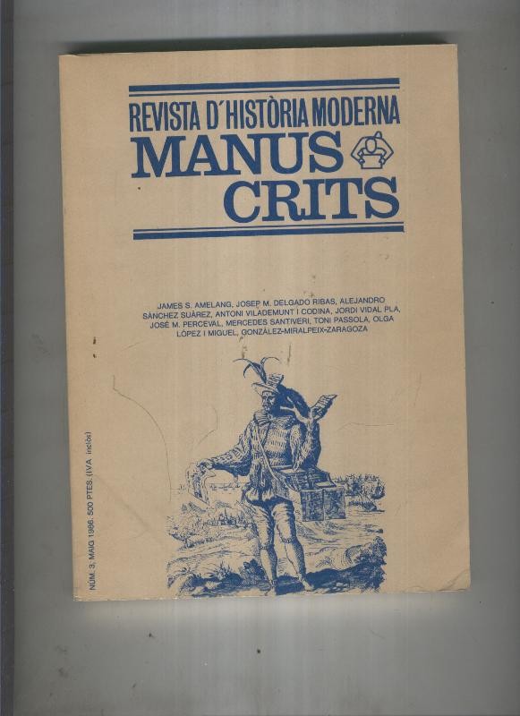 Revista d historia moderna. Manuscrits numero 03