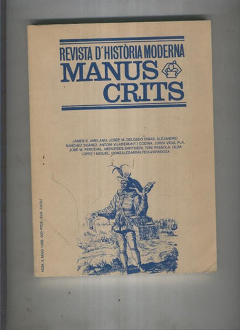 Revista d historia moderna. Manuscrits numero 03