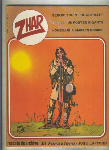 Zhar numero 1 (numerado 2 en trasera)  (no conserva el poster central)