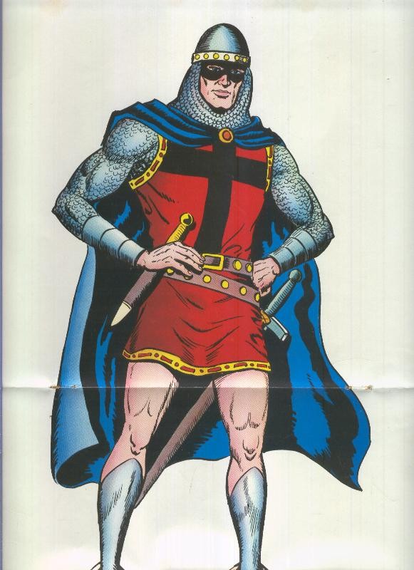 Poster El Guerrero del Antifaz, medida 27,5 x 40,5 cm