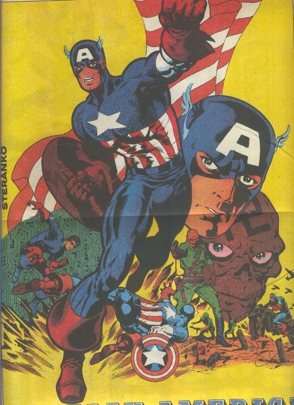 Poster El Capitan America, medida 25,5 x 32,5 cm