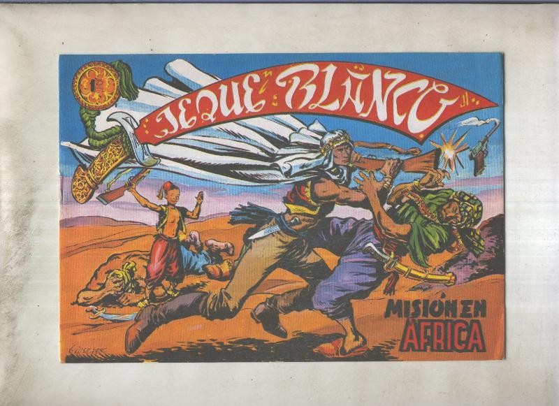 Jeque Blanco facsimil numero 001: Mision en Africa