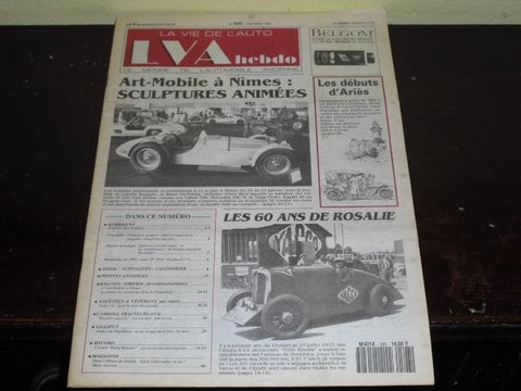 La vie de L,Auto hebdo numero  593 - 4 fevrier 1993