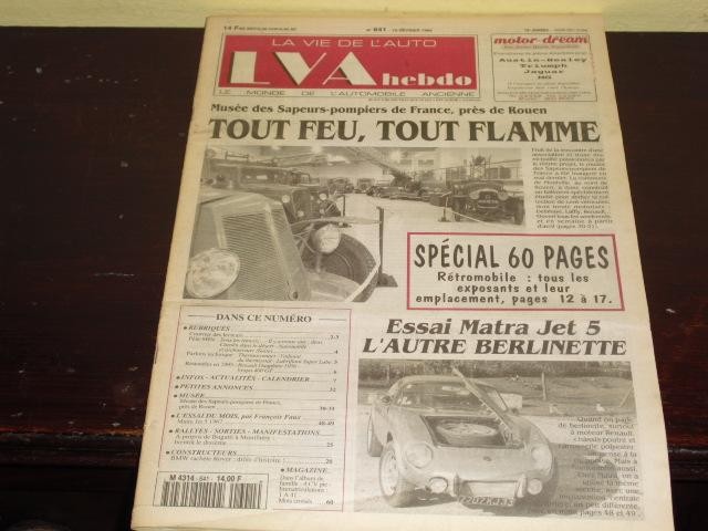 La vie de L,Auto hebdo numero  593 - 4 fevrier 1993