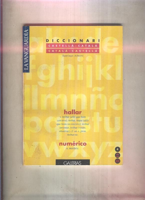 Diccionari castella-catala / catala-castella numero 04: hallar / numerico