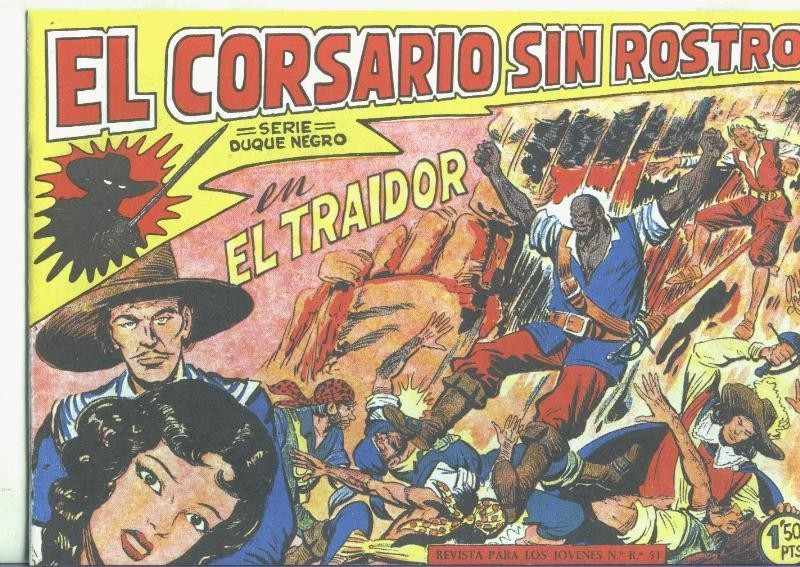 El Corsario sin Rostro, facsimil numero 03: El traidor