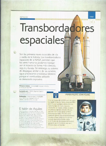 Transbordadores espaciales: son 4 paginas y 