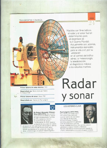 Radar y sonar:  son 4 paginas y 