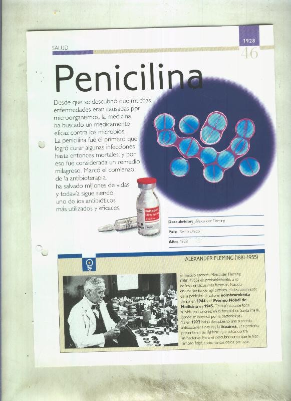 Penicilina:  son 4 paginas y 