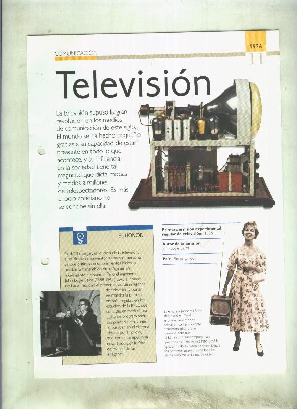 Television:  son 4 paginas y 
