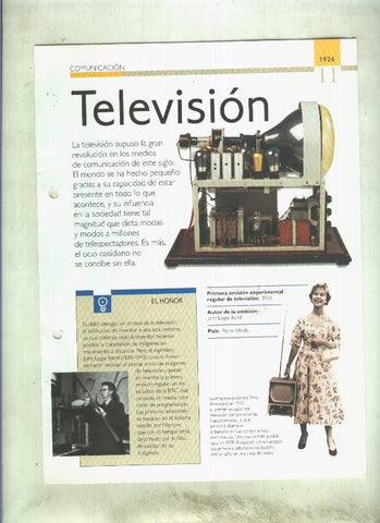 Television:  son 4 paginas y 
