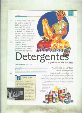 Detergentes:  son 4 paginas y 