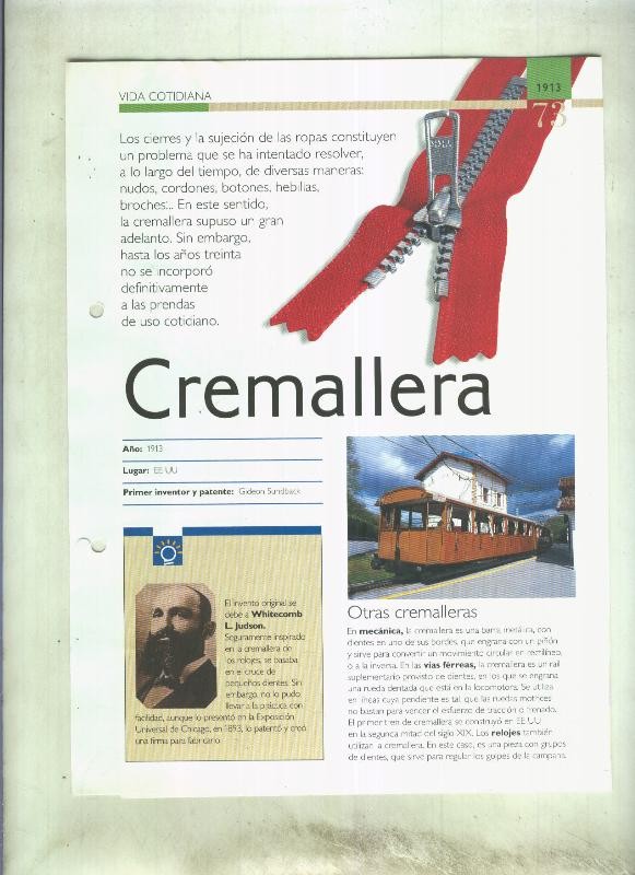 Cremallera:  son 4 paginas y 